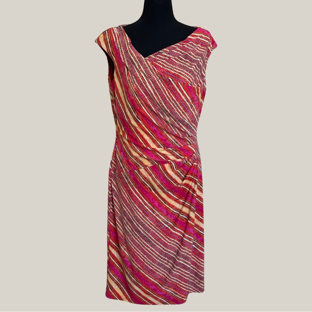LRL Colorful Sleeveless Dress